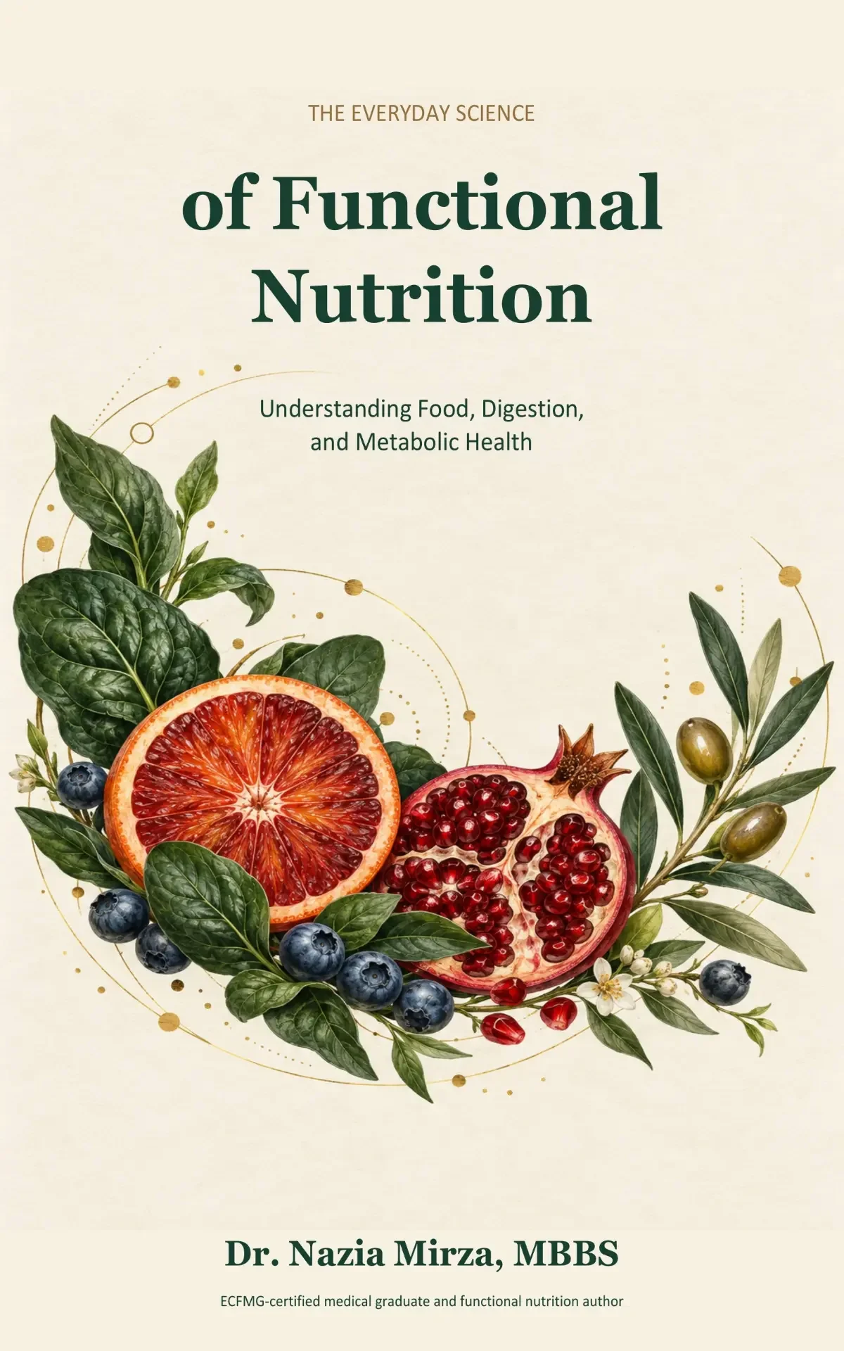 Cover of The Everyday Science of Functional Nutrition by Dr. Nazia Mirza, MBBS