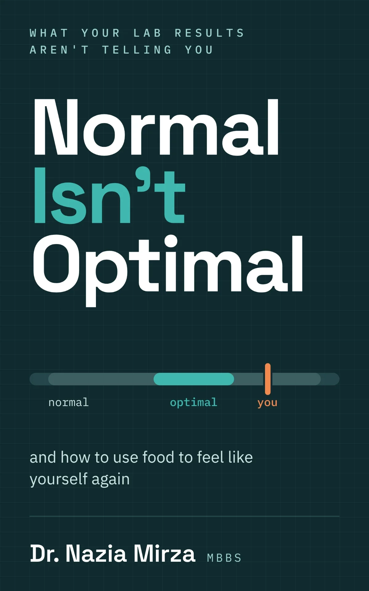 Cover of Normal Isn’t Optimal by Dr. Nazia Mirza, MBBS